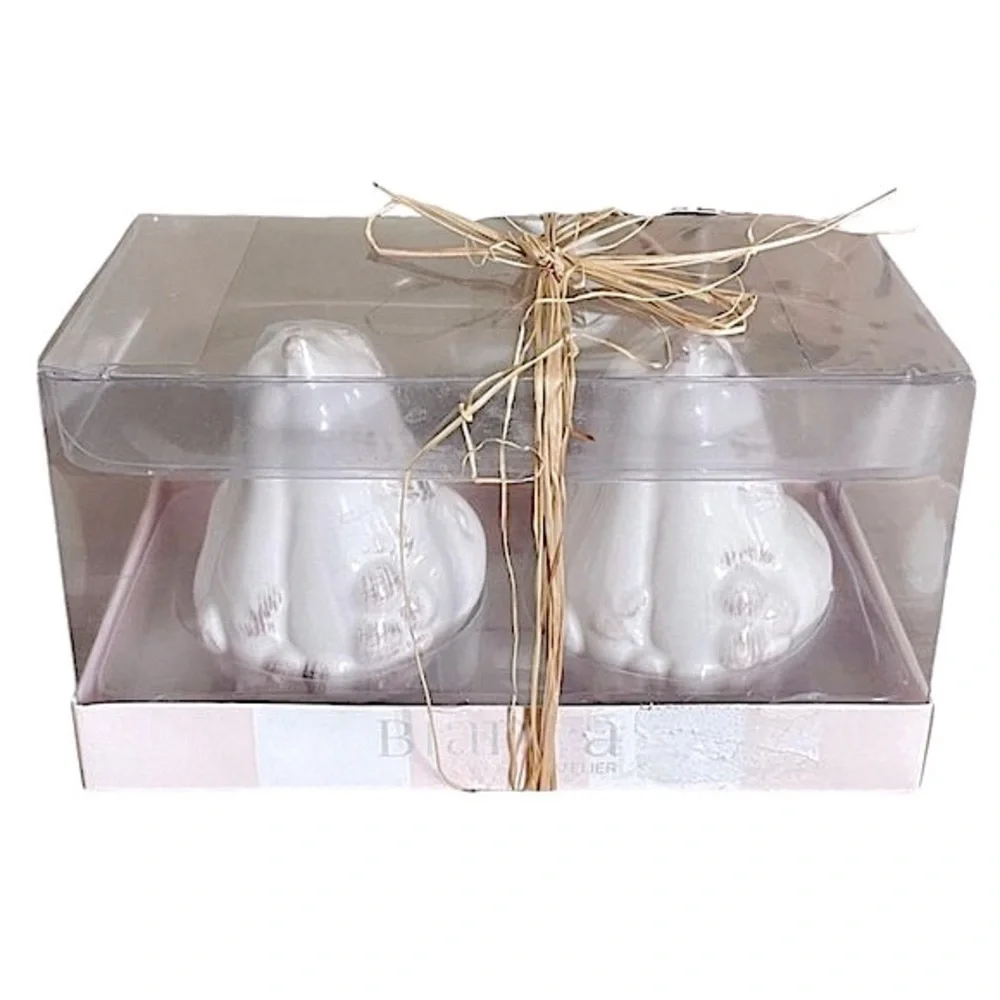 🌺 Bianca American Atelier Ceramic Bird Salt & Pepper Shakers NEW